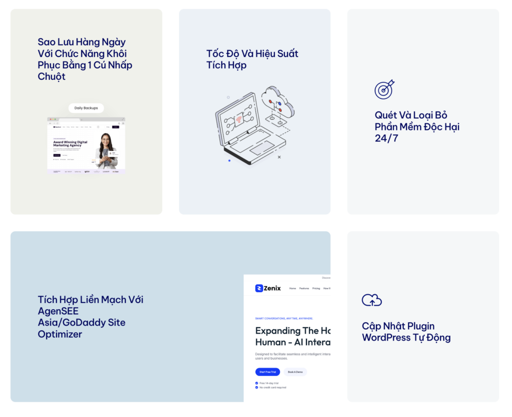Các ưu điểm của dịch vụ WordPress Hosting của AgenSEE Asia